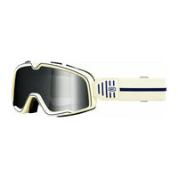 100% MX Goggles Barstow Silver Mirror