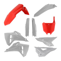 Acerbis Full Plastic Kit Red Grey For HONDA CRF 250 R 2025-2027