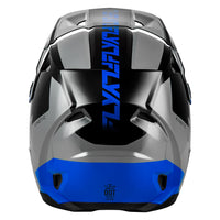 Fly Racing 2026 Motocross Helmet Kinetic Crest Grey Black Blue