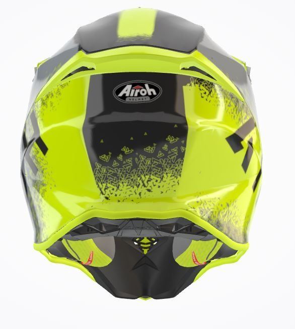Airoh Helmet  Twist 2.0 Bit Yellow Gloss