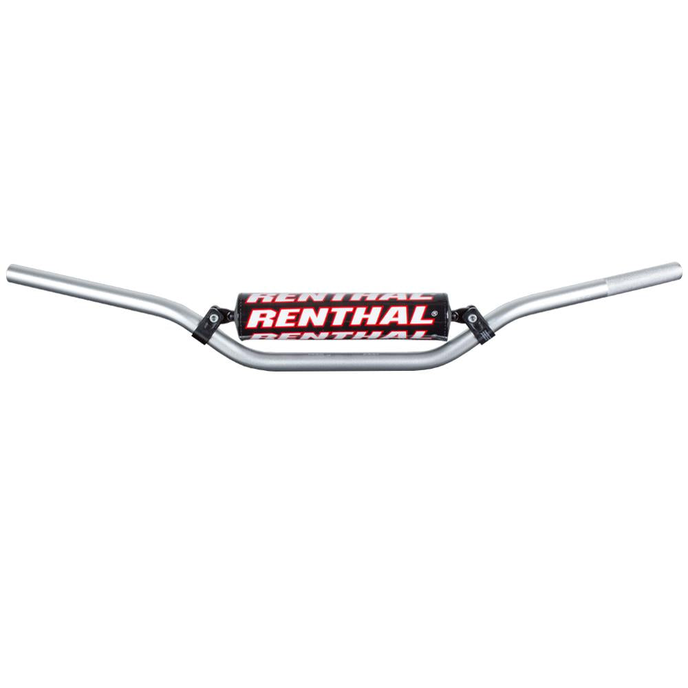 Renthal 7/8 22mm Low Silver 790 Handlebar Padded For Suzuki RM 250 2005