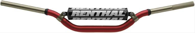 Renthal Twinwall Ricky Johnson High Red 918 Handlebar Padded