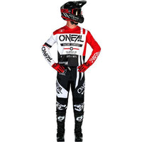 O'Neal 2025 Motocross Combo Kit Element Warhawk Black White Red