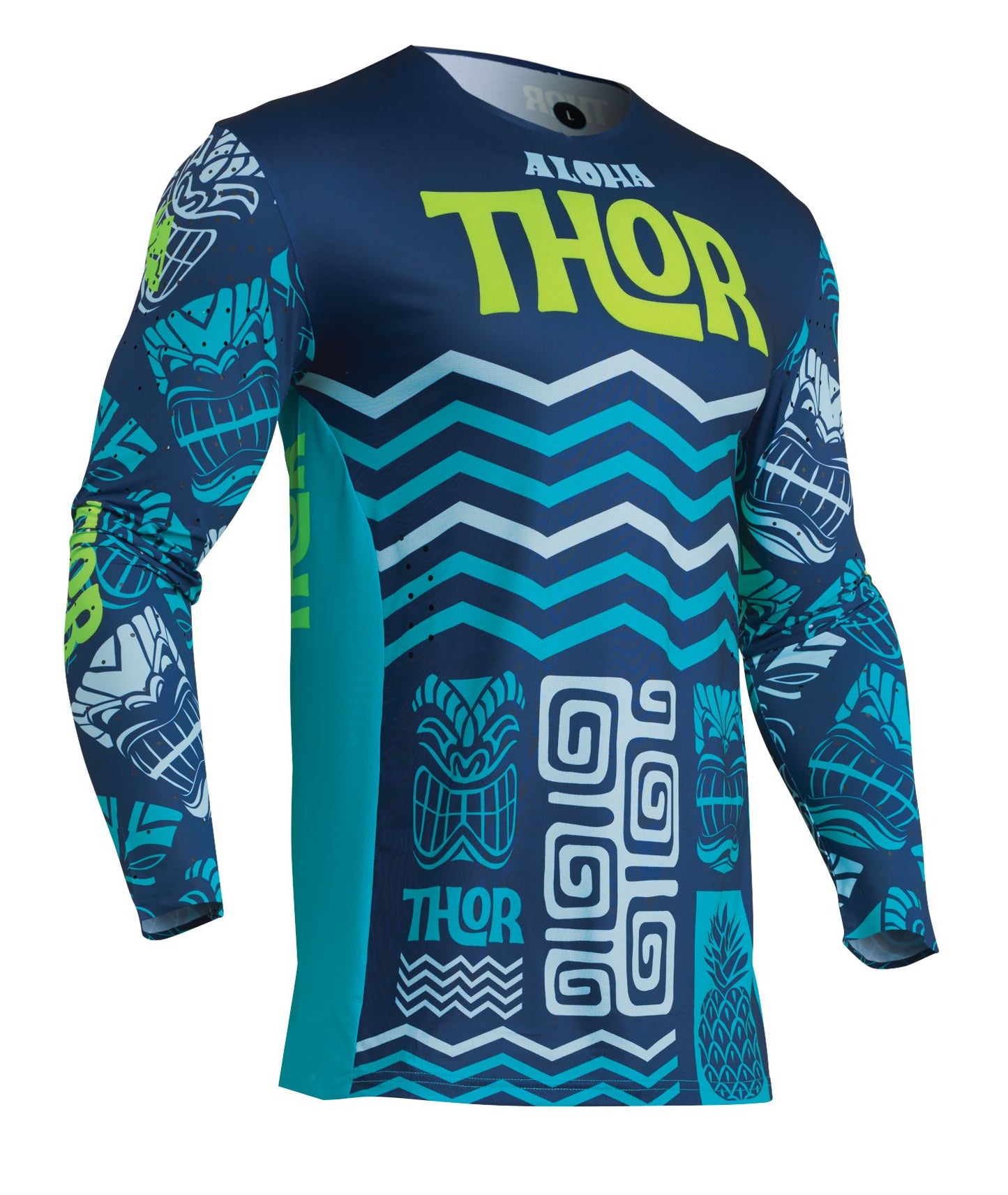 Thor 2025 Motocross Combo Kit Prime Aloha Navy Aqua