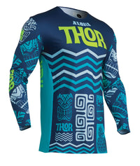 Thor 2025 Motocross Combo Kit Prime Aloha Navy Aqua