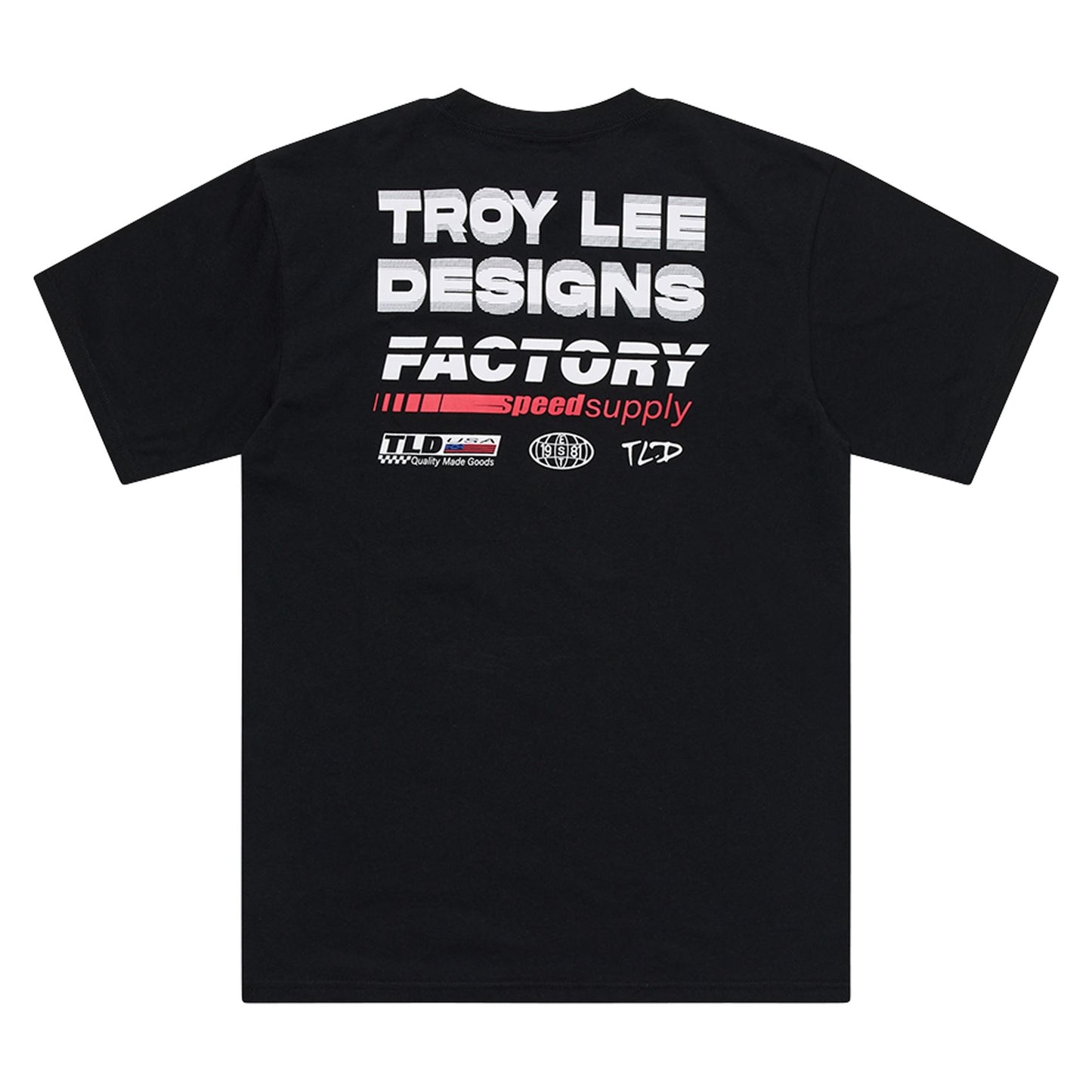 Troy Lee Designs Spring 2025 MX Factory Casual T-Shirt Black