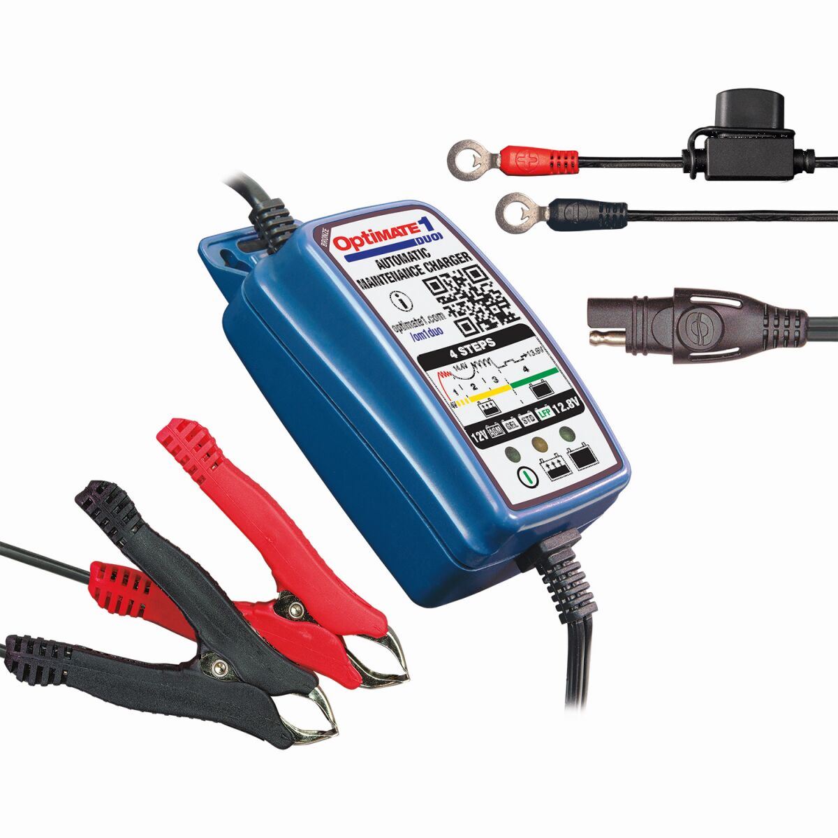 OptiMate 1 DUO Battery Maintainer Bronze 12V / 12.8V 0.6A Maintenance Charger