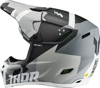 Thor MX Spring 2026 Helmet Reflex Sport Carbon Brave Grey White