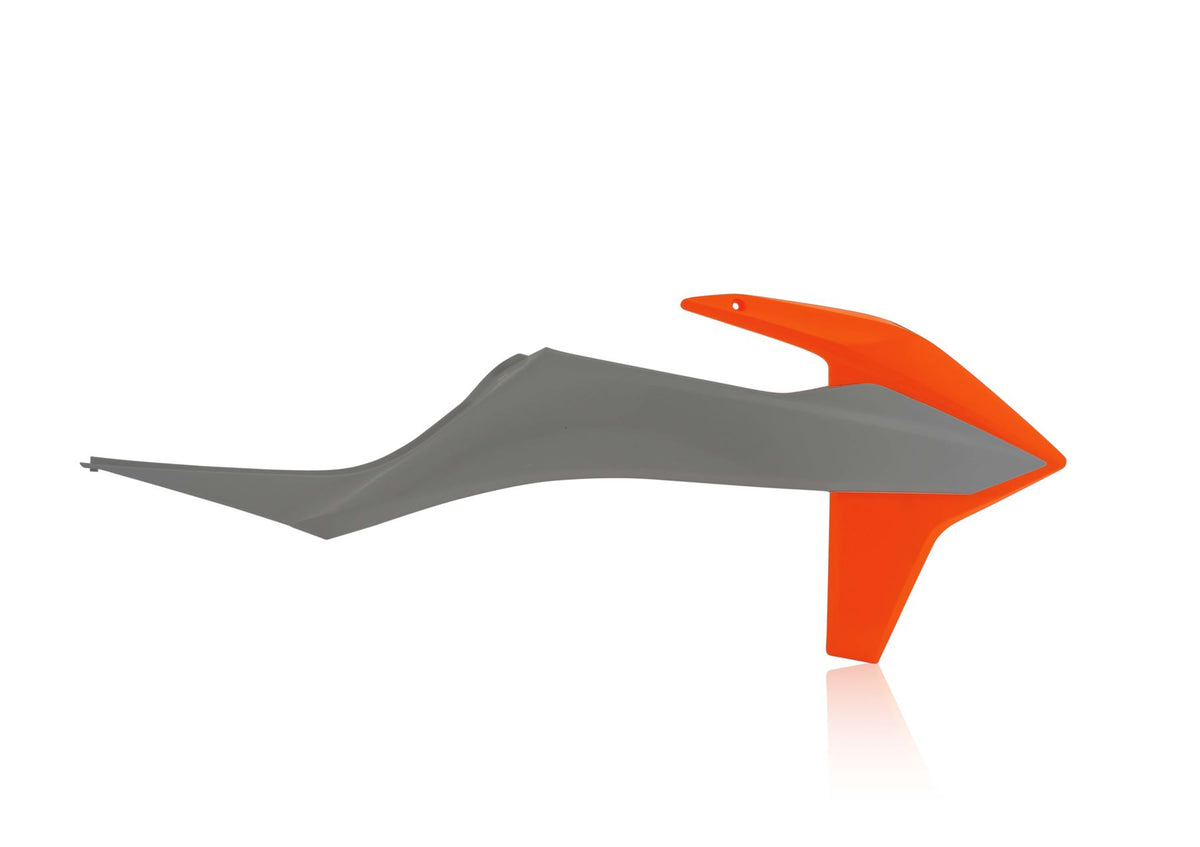 Acerbis Radiator Rad Scoops Grey Orange For KTM EXC-F 350 2020-2023