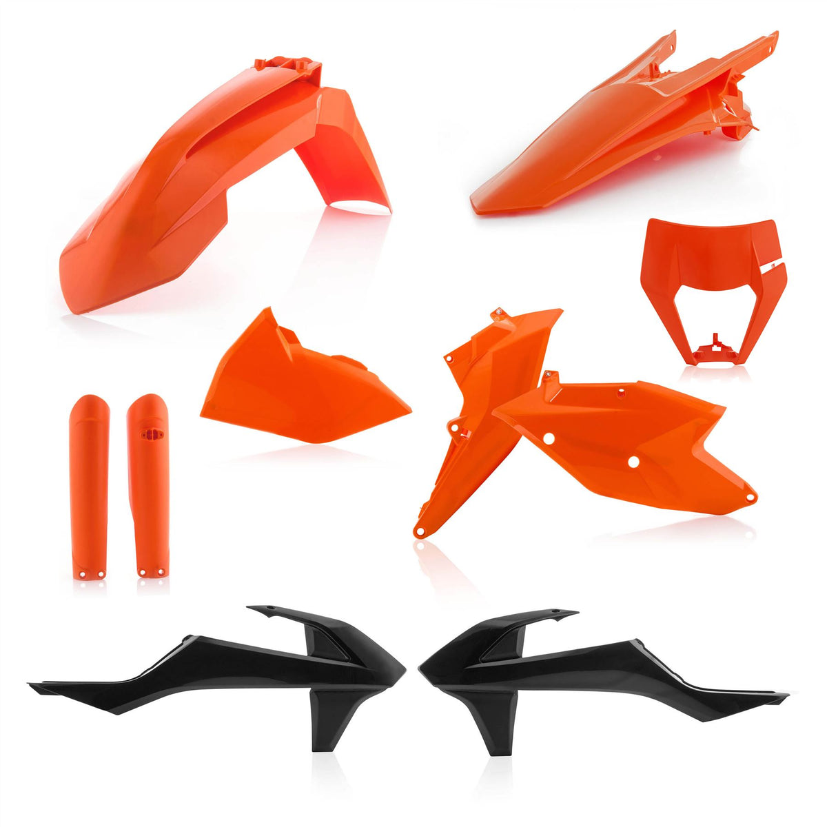Acerbis Full Plastic Kit Standard Colourway For KTM XC-W 125 2017-2019