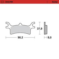 Moto-Master Pro Racing Sintered Brake Pads