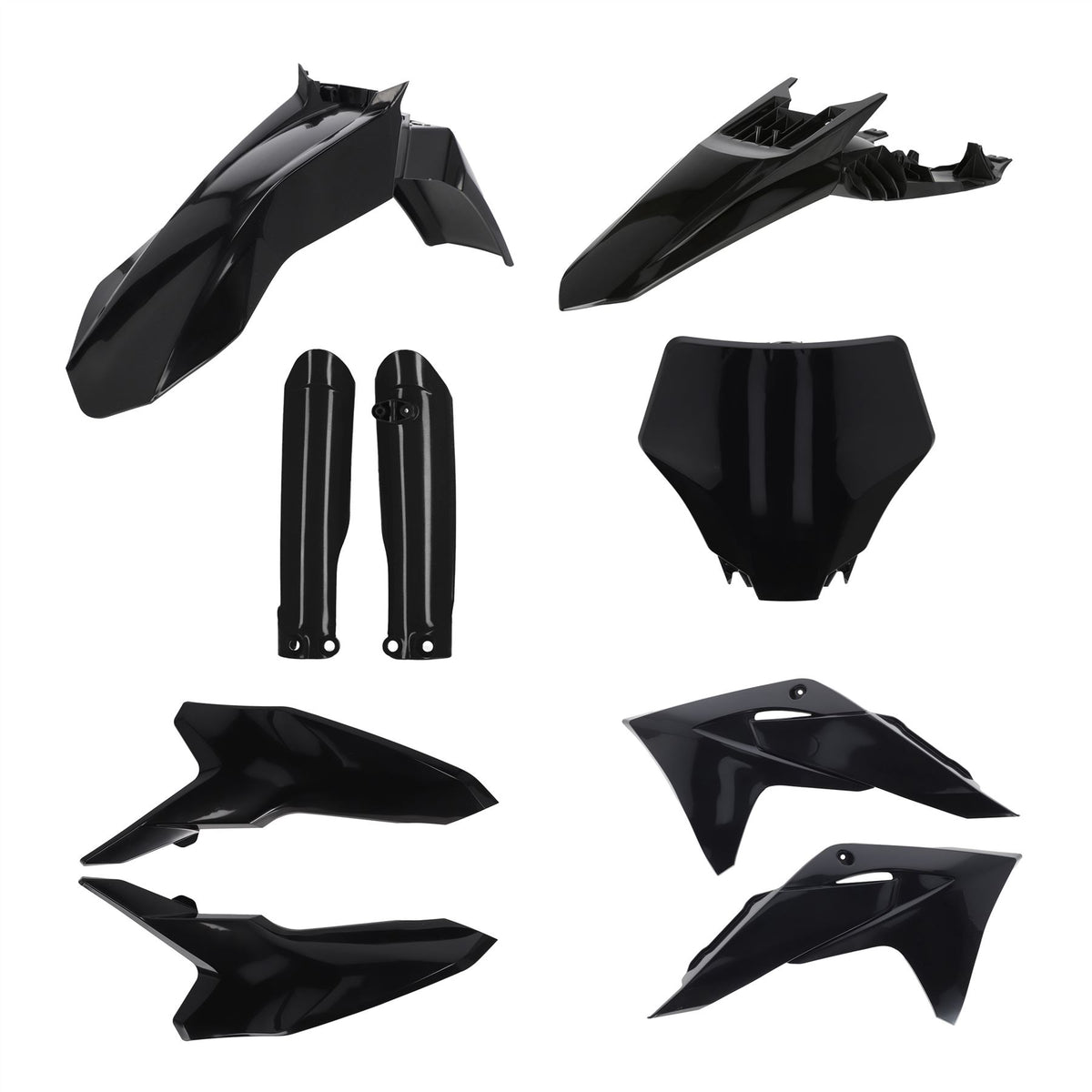 Acerbis Full Plastic Kit Black For Gas Gas MC 65 2024-2027