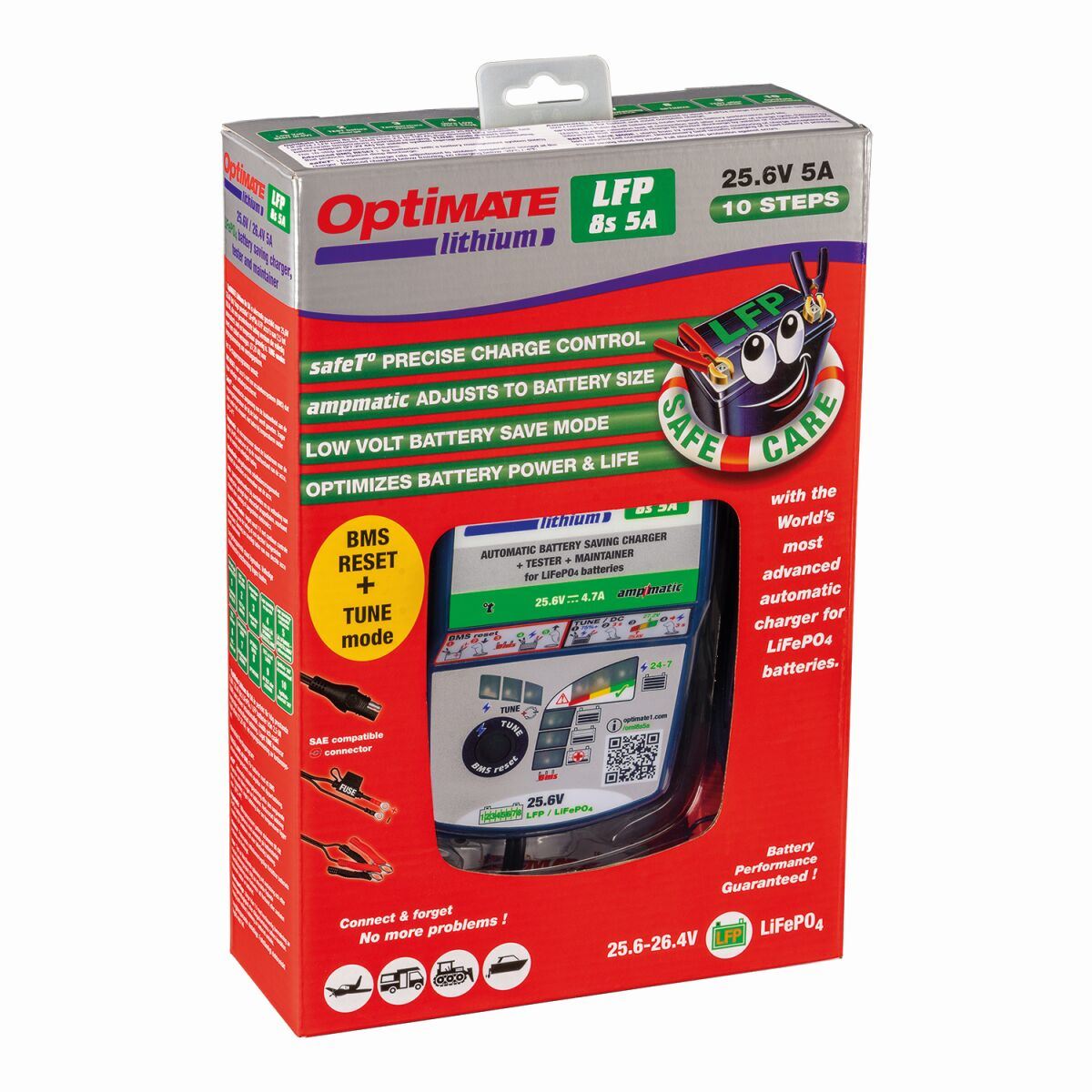 Optimate Lithium LFP 8s 5A Battery Charger Optimiser