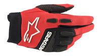 Alpinestars 2025 Full Bore Motocross Gloves Bright Red Black