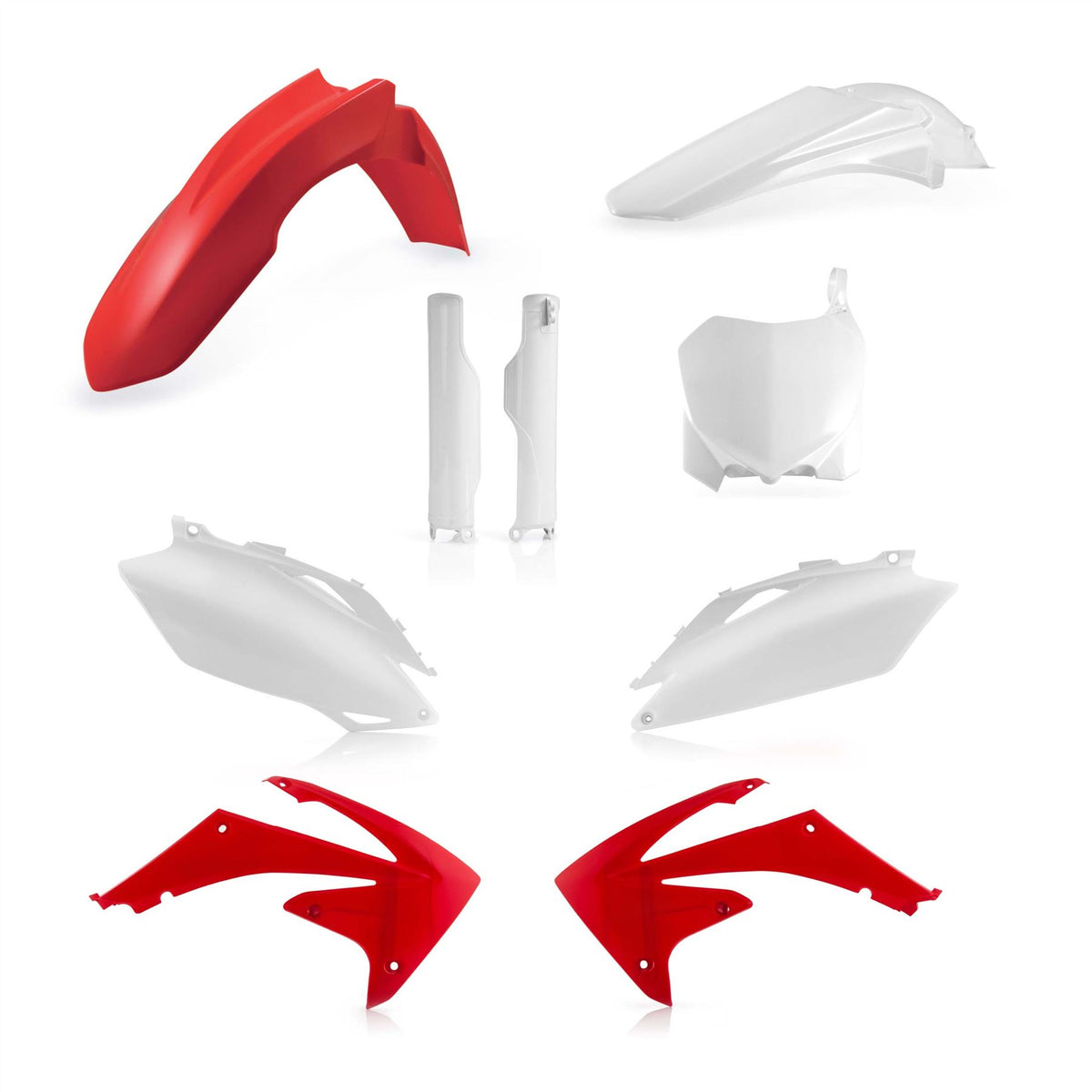 Acerbis Full Plastic Kit Standard Red Blue For HONDA CRF 450 R 2009-2010