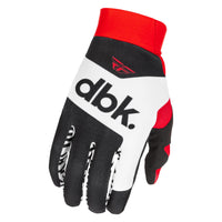 Fly Racing 2026 Motocross Gloves Pro Lite DBK  Black White Red
