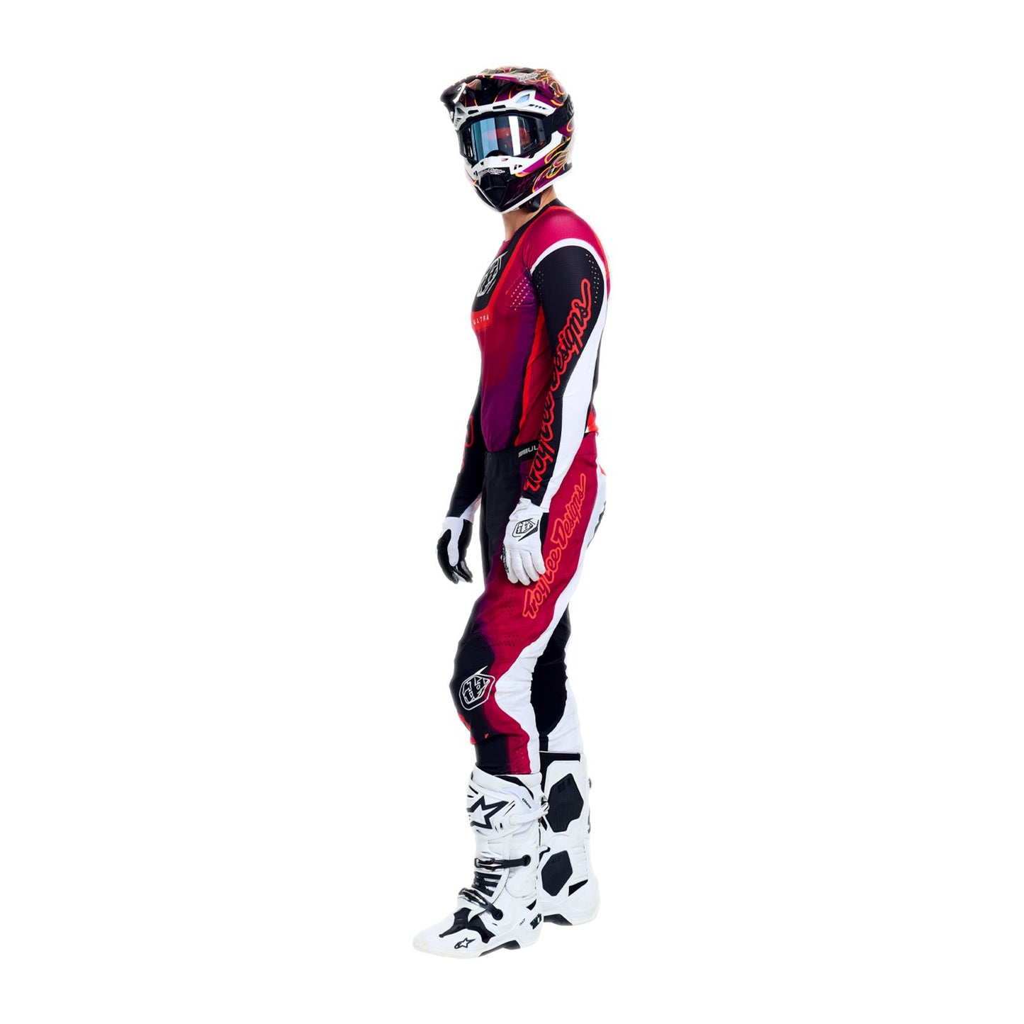 Troy Lee Designs Spring 2026 SE ULTRA Vision MX Combo Kit Black Fuchsia