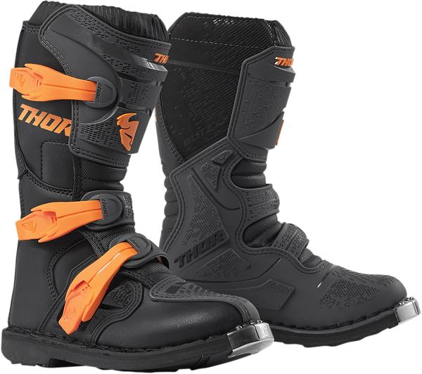 Thor Youth Blitz XP Orange Motocross Boots CLEARANCE