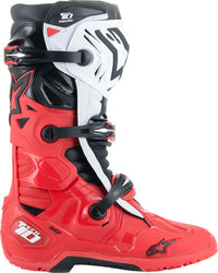 Alpinestars 2026 Tech 10 Enduro Adventure Boots Bright Red Black