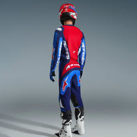 Alpinestars 2026 Fluid Grid Motocross Combo Kit Blue Red