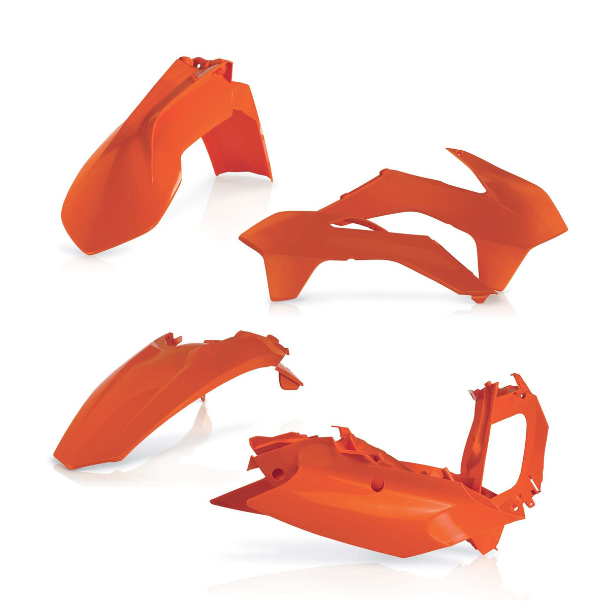 Acerbis Plastic Kit Orange For KTM SX 150 2013-2015