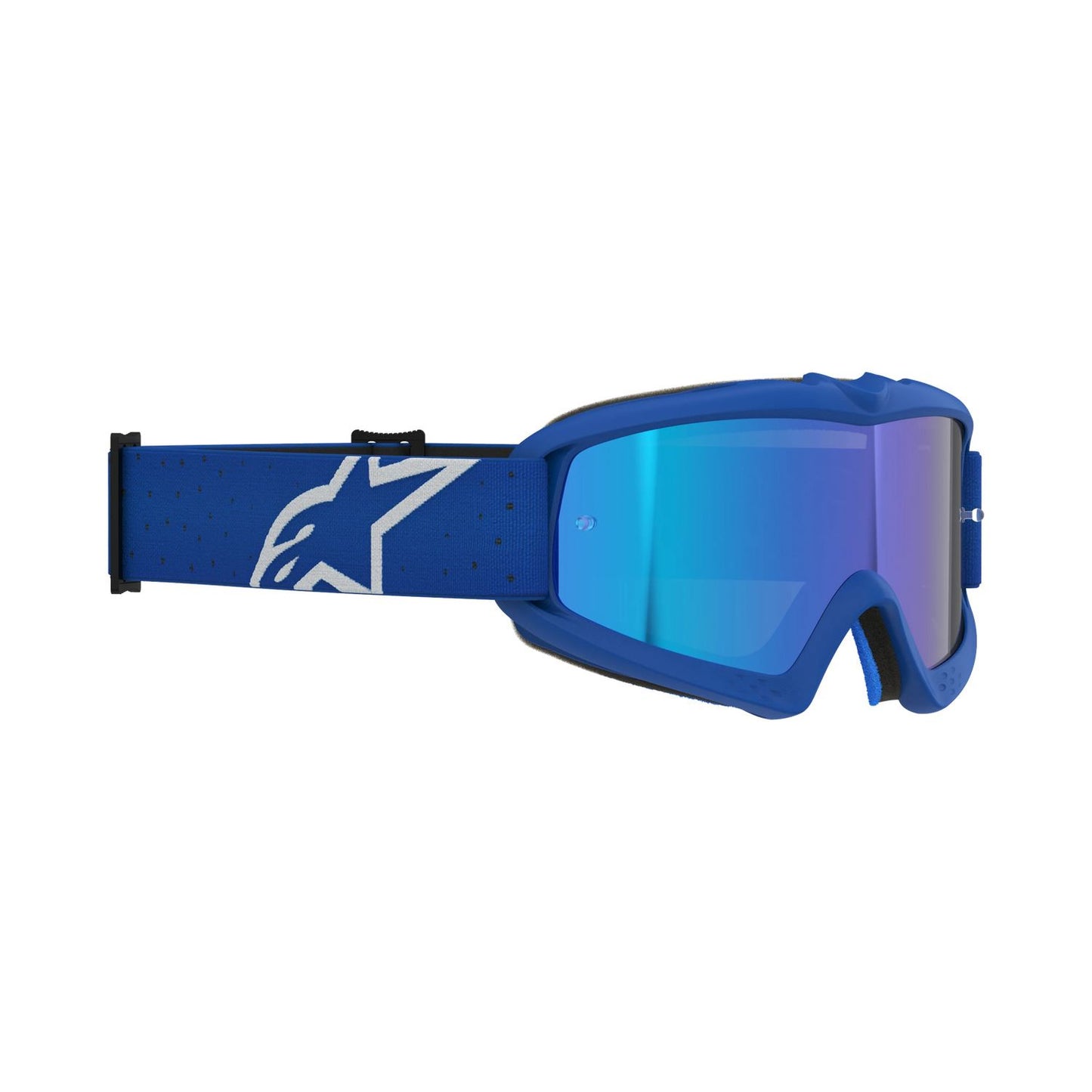 Alpinestars 2027 Youth Vision Vesta MX Goggles Blithe Blue White Mirror Blue