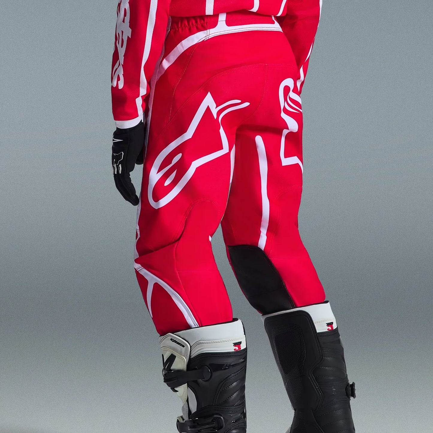 Alpinestars 2026 Youth Fluid Apex Motocross Pants Red White