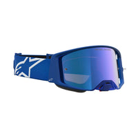 Alpinestars 2027 Supertech Vesta MX Goggles Blithe Blue White Mirror Blue