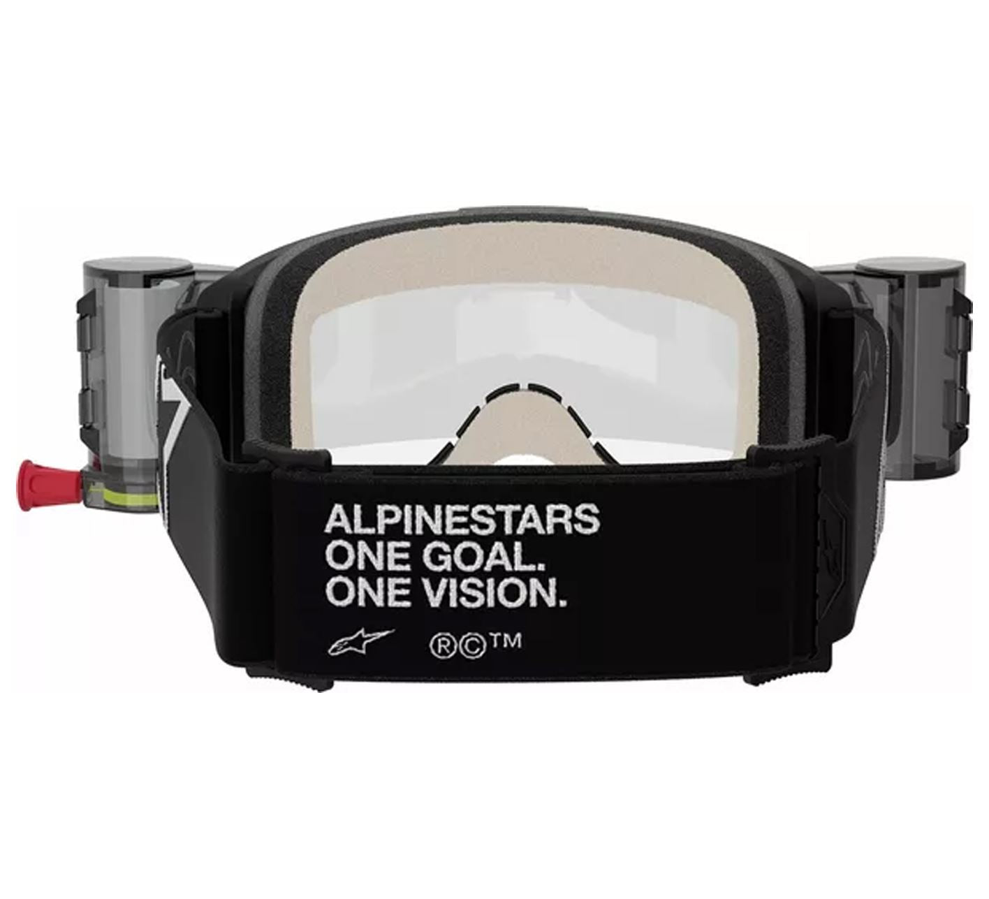 Alpinestars 2025 Goggles Vision 5 Corp Roll Off Black Clear