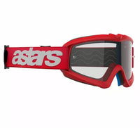 Alpinestars 2025 Goggles Youth Vision Blaze Red Clear