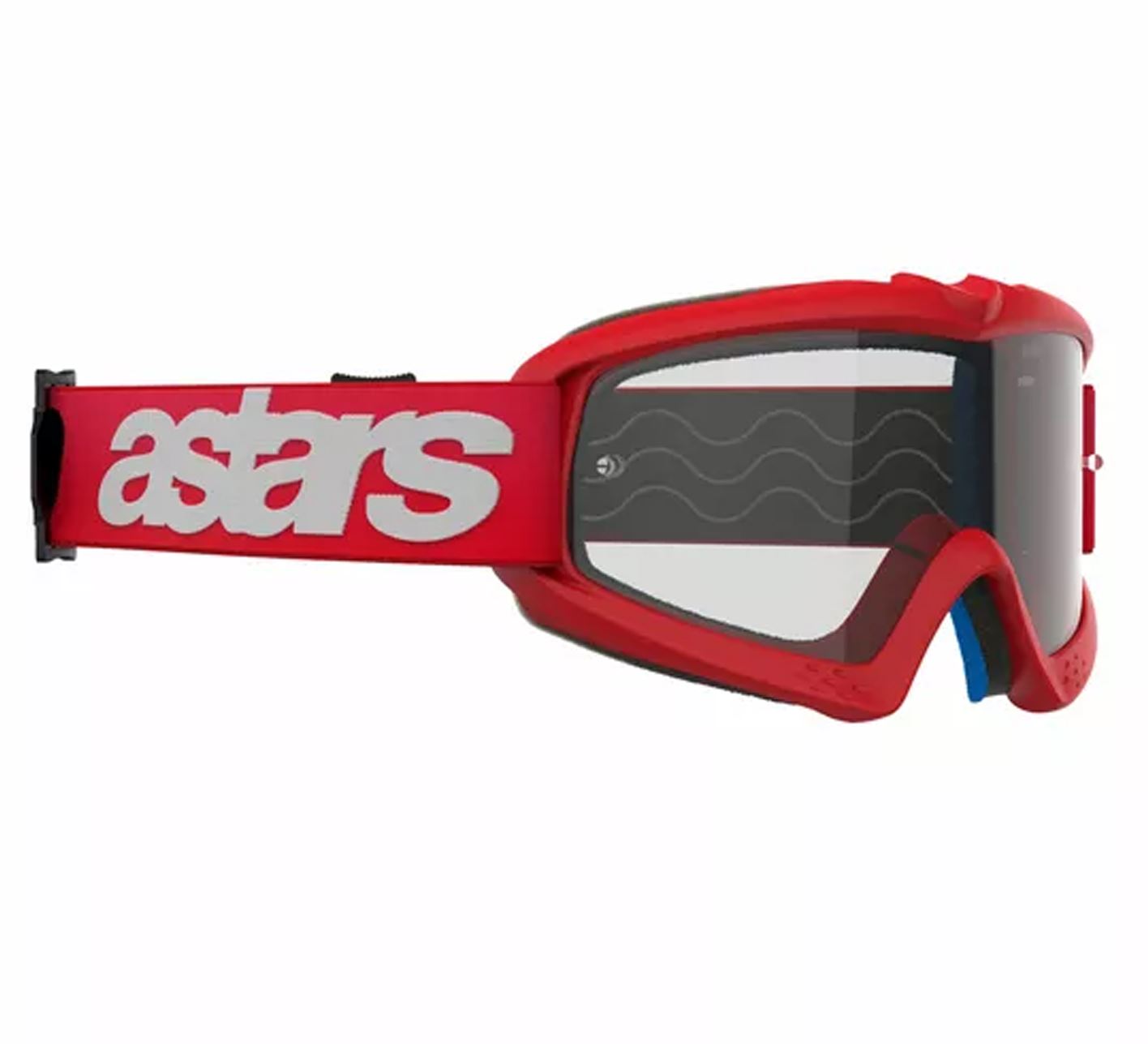 Alpinestars 2025 Goggles Youth Vision Blaze Red Clear
