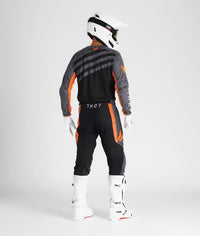 Thor MX Spring 2025 Combo Kit Launchmode Vented Raid Charcoal Black