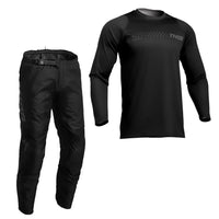 Thor 2025 Youth Sector Minimal Black Motocross Combo Kit