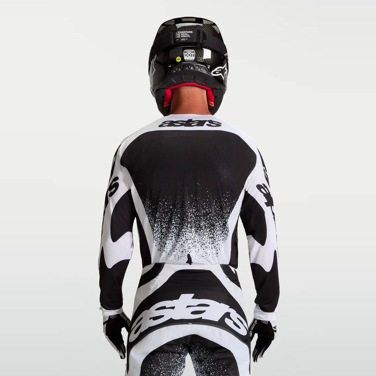 Alpinestars 2027 Techstar Swan MX Jersey White Black