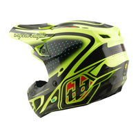 Troy Lee Designs Spring 2026 MX SE5 Polycarbonate The Line Helmets Flo Yellow