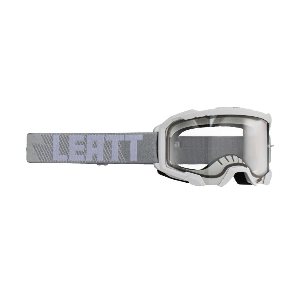 Leatt 2024 Goggles Velocity 4.5 White - Clear Lens