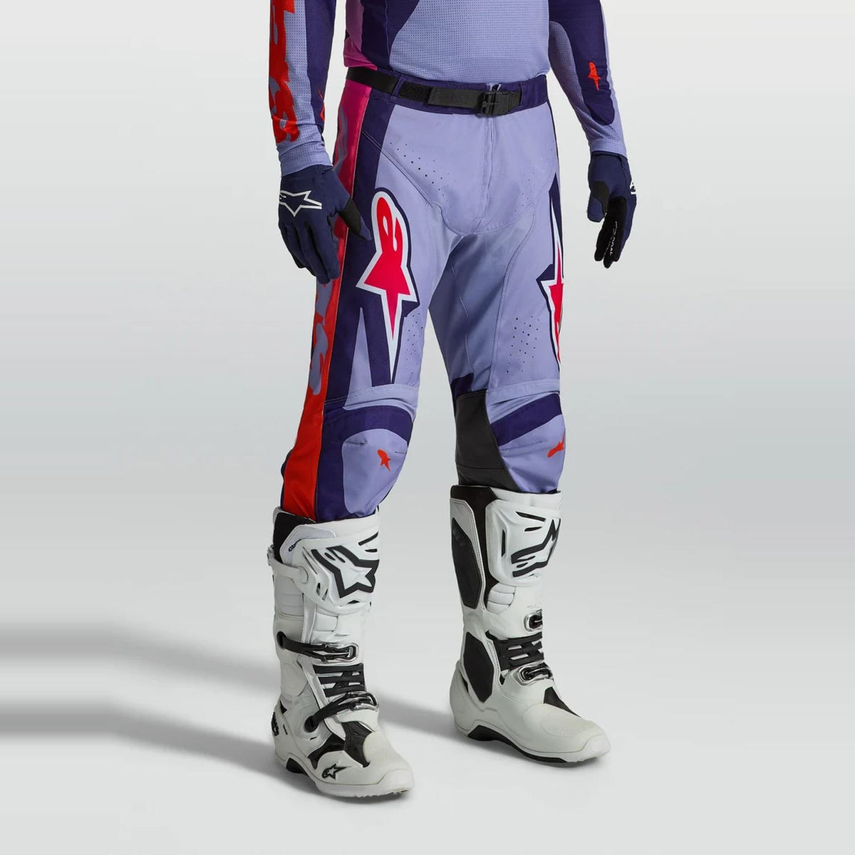 Alpinestars 2027 Racer Air Hunt MX Pants Light Violet Deep Purple Pink Fluo