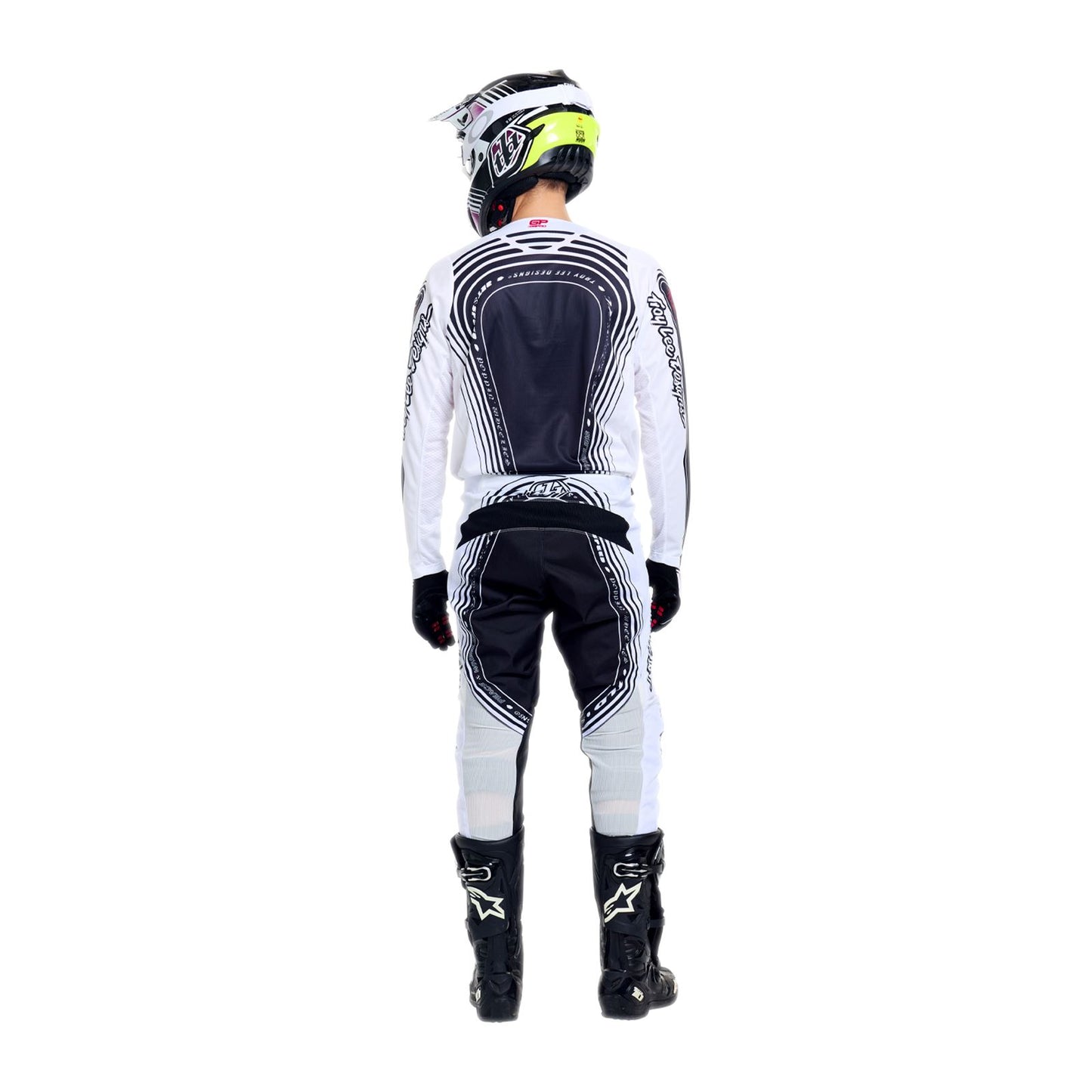 Troy Lee Designs Spring 2026 GP Pro Streamline MX Combo Kit Black White