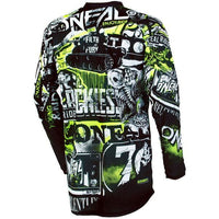 O'Neal 2024 Motocross Jersey Element Attack Youth Black Yellow