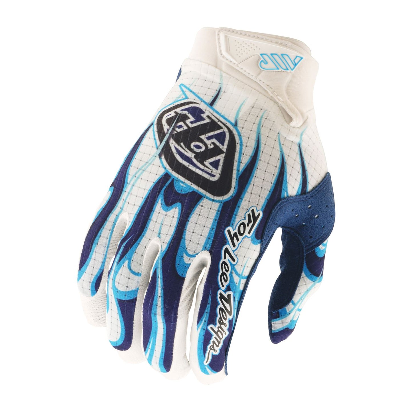 Troy Lee 2026 Motocross Gloves Air Torched White Blue