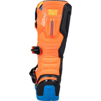 Alpinestars 2026 Tech 3S Youth Motocross Boots Orange Fluo Enamel Blue Yellow Fluo