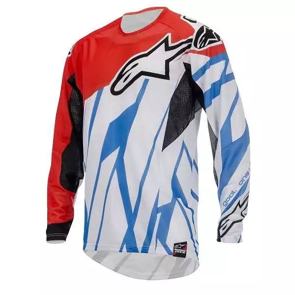 Alpinestars Techstar Vented Red White Blue Race Jersey