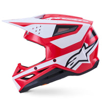 Alpinestars 2026 SM3 Heat Motocross Helmet Red White Black