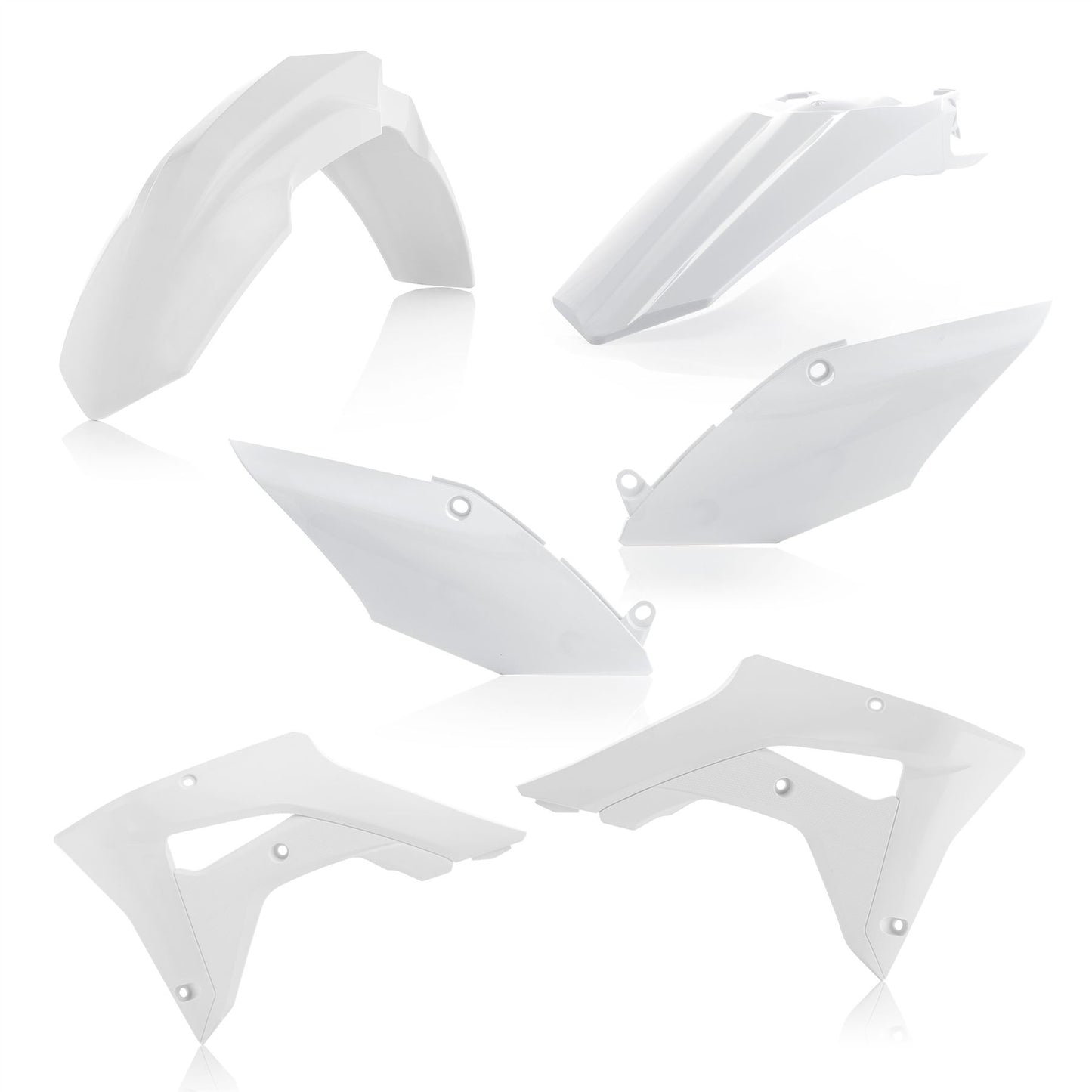 Acerbis Plastic Kit White For HONDA CRF 450 RX 2017-2020