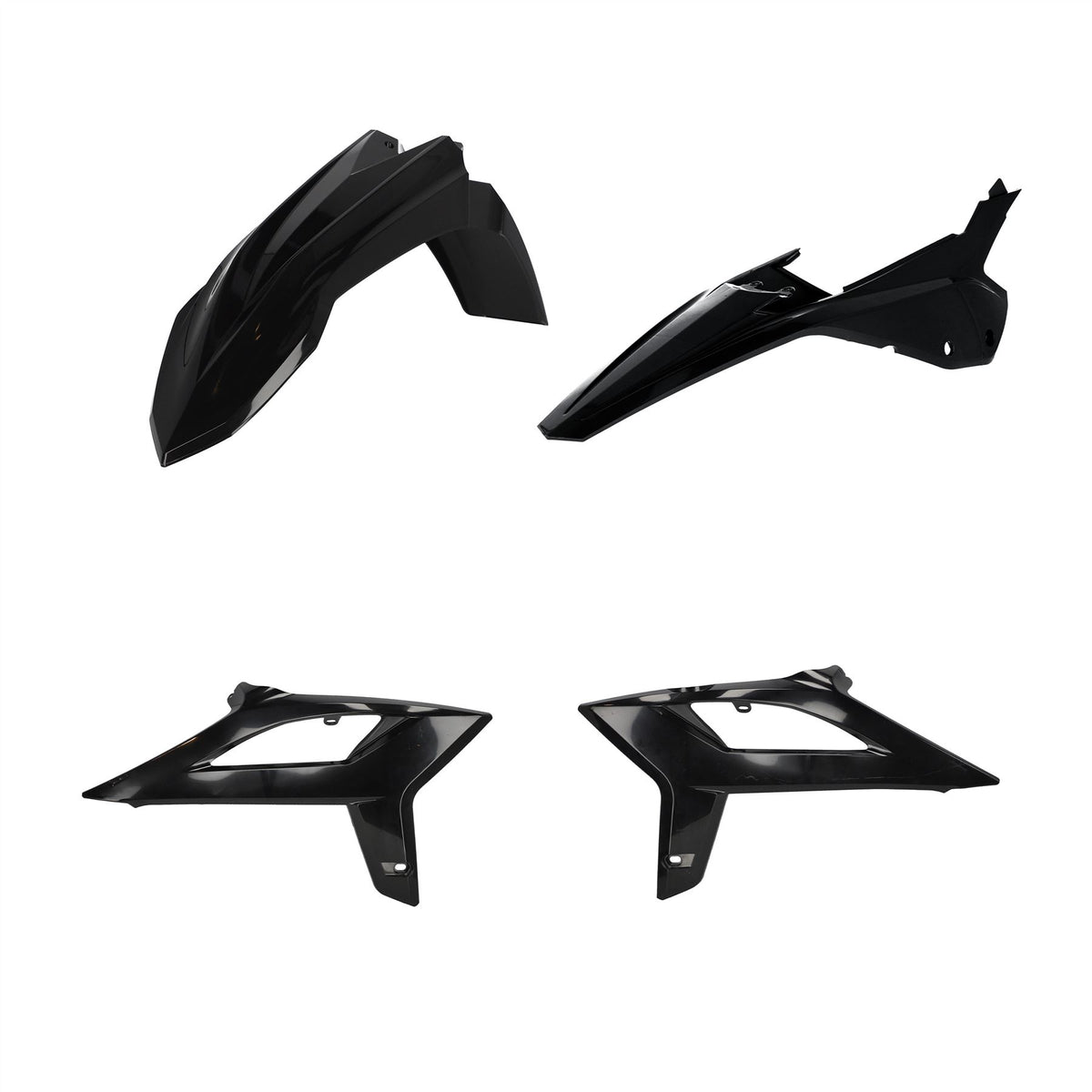 Acerbis Plastic Kit Black For Beta RX 450 2022