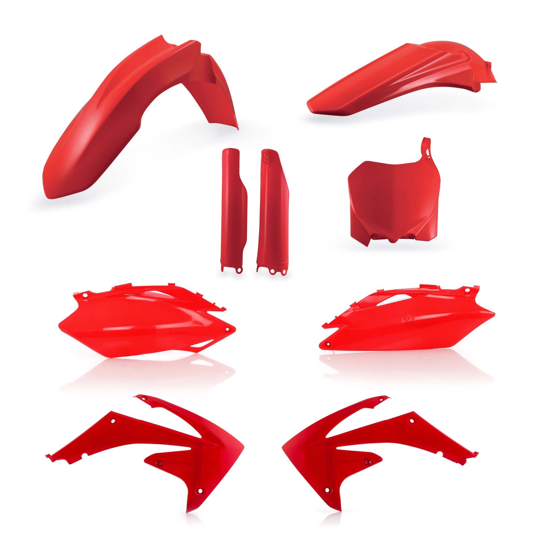 Acerbis Full Plastic Kit Red For Honda CRF 250R 2010