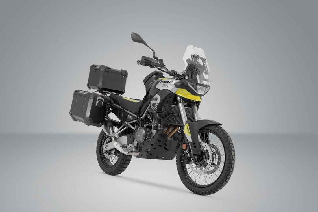 SW-Motech TRAX ADV Full Luggage System Black Kit For Aprilia Tuareg 660 XB 2021 - 2024