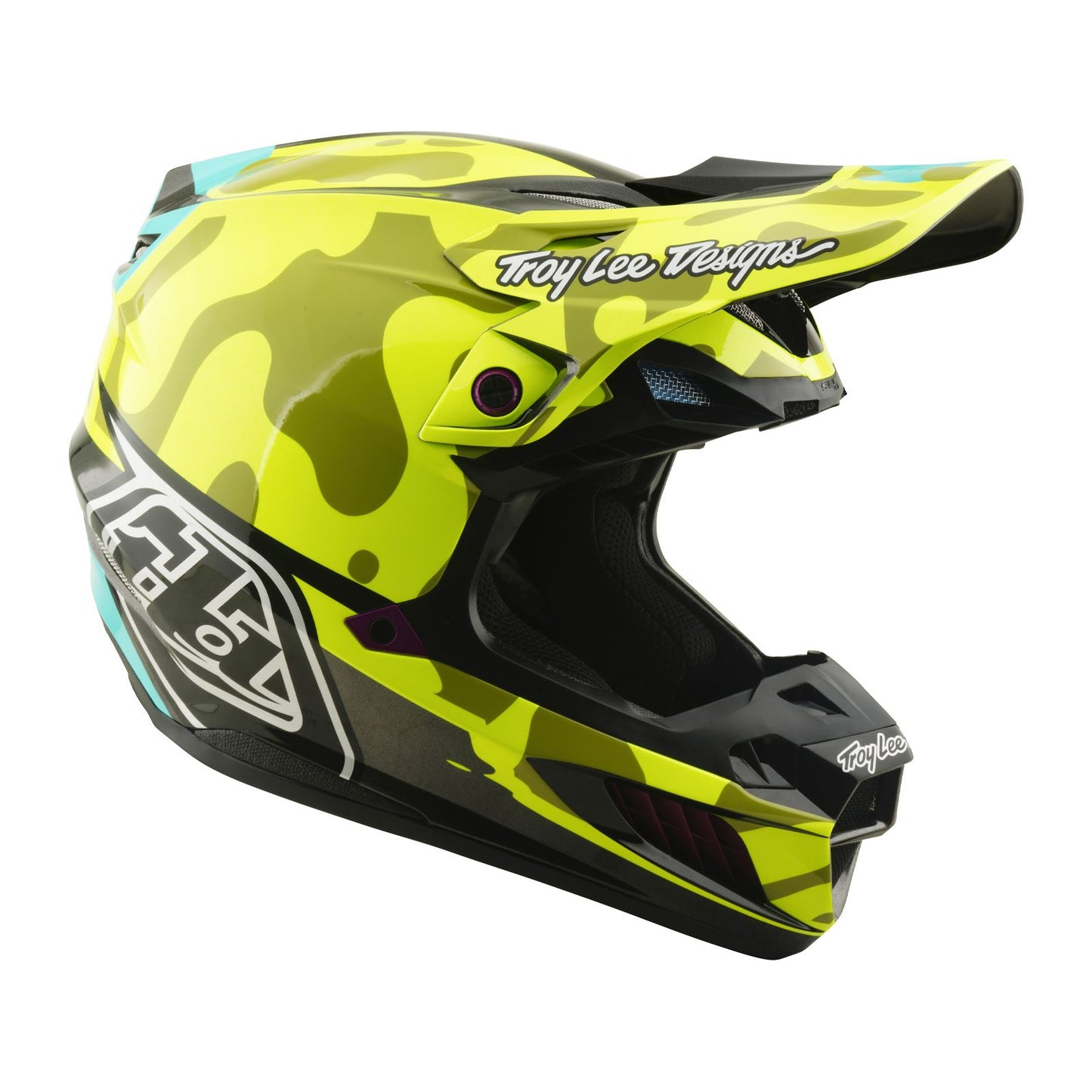 Troy Lee Designs Spring 2026 MX SE5 Composite Myth Helmets Flo Yellow