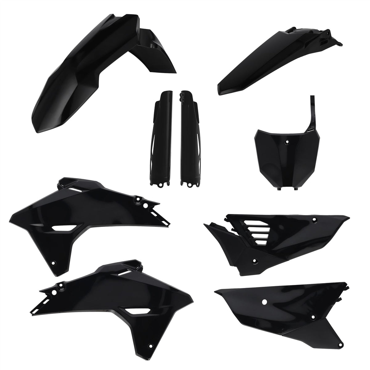 Acerbis Full Plastic Kit Black For HONDA CRF 450 HRC-WE 2027