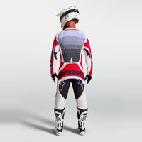 Alpinestars 2027 Techstar Maven MX Combo Kit Fire Red White Lavender Black